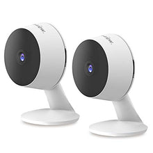 Load image into Gallery viewer, Laview Home Security Camera HD 1080P(2 Pack) AI Human Detection,Include 2 SD Cards,32GB Two-Way Audio,Night Vision,WiFi Indoor Surveillance for Baby/pet,Alexa and Google,Cloud Service (US Server)

