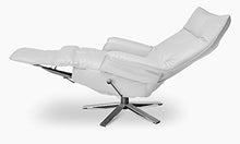 Load image into Gallery viewer, Lafer Recliners Valentina Recliner White Leather Chairs
