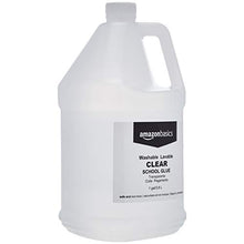 Load image into Gallery viewer, Amazon Basics All Purpose Washable School Clear Liquid Glue - Great for Making Slime, 1 Gallon Bottle
