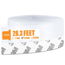 Load image into Gallery viewer, 26.3 Feet Door Weather Stripping, Silicone Seal Strip Window Seal Silicone Sealing Tape for Door Draft Stopper Adhesive Tape for Doors Windows and Shower Glass Gaps - Transparent, Width 1.4''
