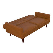 Load image into Gallery viewer, Better Homes &amp; Gardens Nola Sofa Bed (Camel Faux Leather)
