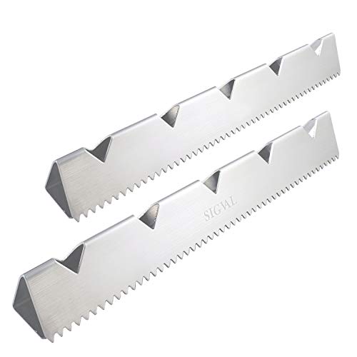 SIGVAL Shishka-Rack Shish Kabob Rack Stand - 5 Wide | 3 Racks in One, Stainless Steel, Universal Kabob Skewer Rack