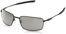 Load image into Gallery viewer, Oakley Men's OO4075 Square Wire Rectangular Sunglasses, Polished Black/Prizm Black, 60 mm
