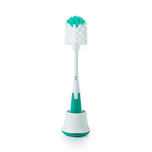 Load image into Gallery viewer, OXO Tot Bottle Brush with Nipple Cleaner and Stand (Teal (2-Pack))
