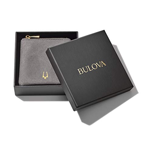 Load image into Gallery viewer, Bulova Mens Precisionist Black-ion Plated Stainless Steel Pendant Necklace with Brown Diamond Accent (Model J98N004)