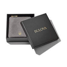 Load image into Gallery viewer, Bulova Mens Classic Large Stainless Steel Cuff Bracelet with Tuning Fork Accent (Model J96B012L), Silver-Tone
