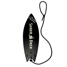 Load image into Gallery viewer, Shred Deck Finger Surfboard | Toy Finger Surf Board | Surf The Wind | Mini Surfboard for Kids Teens Adults | Surf Anywhere Anytime (Black)
