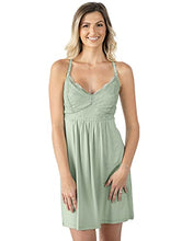 Load image into Gallery viewer, Kindred Bravely Lucille Nursing Nightgown &amp; Maternity Gown (Pistachio, XX-Large)
