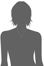 Load image into Gallery viewer, Sterling Silver Genuine African Amethyst Four Stone Pendant Necklace, 18"
