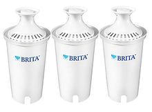 Load image into Gallery viewer, Brita Everyday Pitcher with 1 Longlast Filter, Large 10 Cup, Turquoise &amp; Water Replacement Filters for Pitchers and Dispensers, 3ct, White
