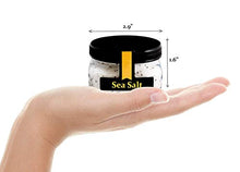 Load image into Gallery viewer, Balsamic Sea Salt - All-Natural Infused Sea Salt Blend with Aged Balsamic Vinegar from Modena, Italy - No Gluten, No MSG, Non-GMO - Cooking and Finishing Salt - 4 oz. Stackable Jar
