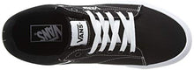 Load image into Gallery viewer, Vans Men's Seldan Sneaker, Black Canvas Black White 187, 11
