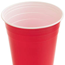 Load image into Gallery viewer, Stack Man Red [16 oz-100 Pack] Party, Cold Drink Plastic Disposable Cups, 100 Count (Pack of 1)
