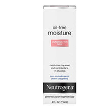 Load image into Gallery viewer, Neutrogena Oil Free Moisture Glycerin Face Moisturizer &amp; Neck Cream for Combination Skin, Lightweight, Oil Absorbing Facial Moisturizer Lotion for a Soft Natural Matte, 4 fl. oz
