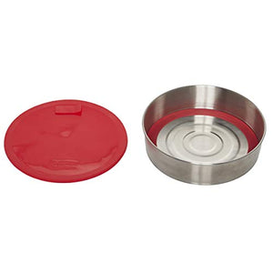 Instant Pot Lid and Removable Official Round Cook/Bake Pan with Lid & Removable Base, 7-inch, 32 ounce capacity, Red