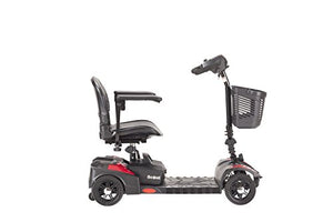 Drive Medical SFSCOUT4-EXT Scout Compact Travel Power Scooter, 4 Wheel, Extended Battery