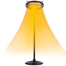Load image into Gallery viewer, Outdoor Patio Heater - 1500W Adjustable Outdoor Electric Heater with 3 Level Heating Modes, Outdoor Heater with 3s Fast Heating Up, Waterproof &amp; Tip-Over Protection, Garden, Balcony, Garage Use
