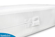 Load image into Gallery viewer, Queen Size SureGuard Box Spring Encasement - 100% Waterproof, Bed Bug Proof, Hypoallergenic - Premium Zippered Six-Sided Cover
