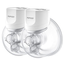 Load image into Gallery viewer, Momcozy S12 Pro Wearable Breast Pump, Double Hands-Free Pump with Comfortable Double-Sealed Flange, 3 Modes &amp; 9 Levels Electric Pump Portable, Smart Display, 24mm, 2 Pack
