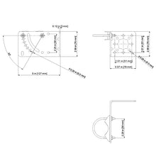 Load image into Gallery viewer, Pole Mount Bracket to Wall Hardware Accessories for Signal Booster Outside Home Antenna Pole Holder Wall Mount Mast Clamp Adjustable Angle
