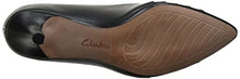 Load image into Gallery viewer, Clarks womens Linvale Crown Pump, Black Leather, 7.5 US
