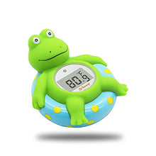 Load image into Gallery viewer, Doli Yearning Baby Bath Thermometer with Room Temperature| Fahrenheit and Celsius|Frog Lovely Shape|Kids&#39; Bathroom Safety Products| Bath Toys…
