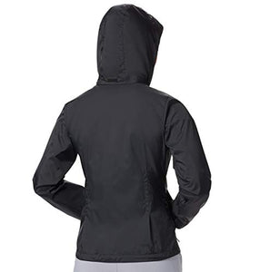 Columbia Women's Switchback III Adjustable Waterproof Rain Jacket, Black, Medium