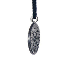 Load image into Gallery viewer, Double Sided Viking Vegvisir Aegishjalmur Stave Pendant Necklace on Vegan Hemp Cord - Adjustable Length
