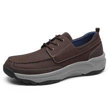 Load image into Gallery viewer, OTHUME Casual Boat Shoes for Men Comfortable, Mens Deck Shoes Penny Loafers &amp; Slip-ons Sneakers XXDX002M-RH-US-TAUPE-9.5 Brown
