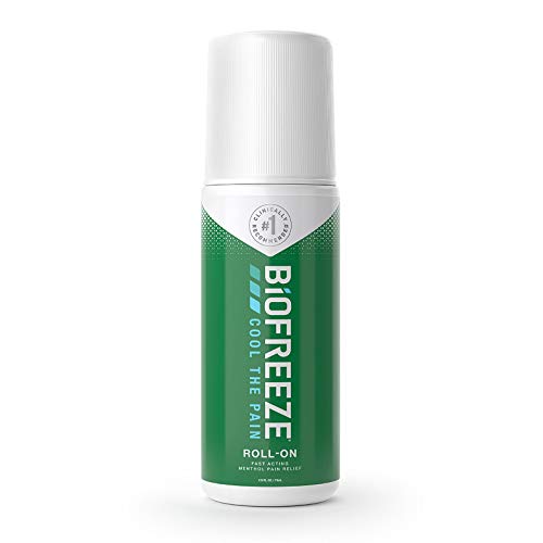 Biofreeze Pain Relief Roll-On, 2.5 oz. Roll-On, Fast Acting, Long Lasting, & Powerful Topical Pain Reliever