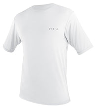 Load image into Gallery viewer, O'Neill Men's Basic Skins Upf 30 + Short Sleeve Sun Shirt, White, Small
