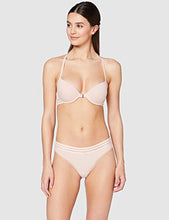 Load image into Gallery viewer, Iris &amp; Lilly Women's Cotton Thong Underwear, Pack of 5, Black/Dusty Pink/White, Medium
