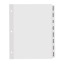 Load image into Gallery viewer, Avery Big Tab Printable White Label Dividers with Easy Peel, 8 Tabs, 4 Sets (14433)

