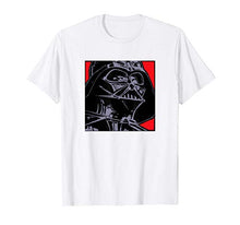 Load image into Gallery viewer, Amazon Essentials Mens Star Wars Vader Comic White T-Shirt
