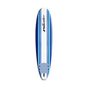 Wavestorm 8ft Classic Surfboard // Foam Wax Free Soft Top Longboard for Adults and Kids of All Levels of Surfing
