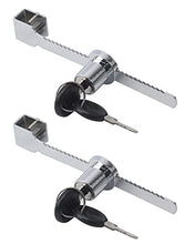 Load image into Gallery viewer, Showcase Window Key Lock, Cabinet &amp; Furniture Locks,Showcase Lock Ratchet Lock , Sliding Glass Door Lock,Display Case Lock, Keyed Alike Showcase Display - 2 Pack
