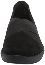 Load image into Gallery viewer, Clarks Women's Kayleigh Slip Loafer, Black Suede, 9 Wide
