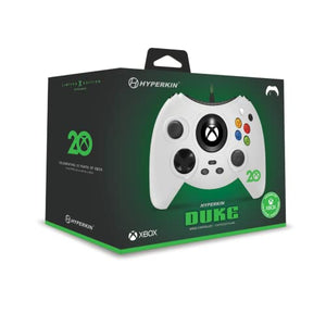 Hyperkin Hyperkin Duke Wired Controller for Xbox Series X|S/Xbox One/Windows 10 (Xbox 20th Anniversary Limited Edition) (White) - Officially Licensed by Xbox - Xbox;