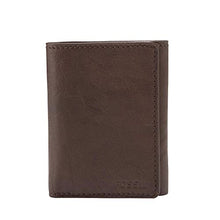 Load image into Gallery viewer, Fossil Ingram Extra Capacity Trifold Men's Wallet Brown
