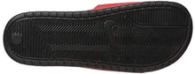 Load image into Gallery viewer, Nike Men&#39;s Benassi Just Do It Slide Sandal, Black/White-University Red, 11 Regular US

