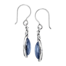 Load image into Gallery viewer, Silpada 'Made in the Shade' 5 5/8 ct Natural Kyanite &amp; Cubic Zirconia Drop Earrings in Sterling Silver
