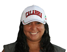 Load image into Gallery viewer, Calabria White Baseball Cap – Colorful Italian Hat - Italy Collection of Italian Pride Products at PSILoveItaly
