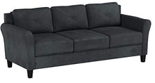 Load image into Gallery viewer, Lifestyle Solutions Collection Grayson Micro-fabric Sofa, Dark Gray
