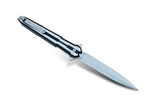 Load image into Gallery viewer, Folding Knife Tactical Pocket Knife Survival- Fast Open Folding Knife Pocket - Folding Pocket Knife Assisted Opening - 7CR13Mov Steel 58HRC - for Men Work Outdoor Adventure Hunting Hiking Knife, Black
