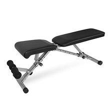 Load image into Gallery viewer, ER KANG Adjustable Weight Bench, 600 lbs Weight Capacity Foldable Workout Bench, Decline/Incline/Flat for Home Gym, Strength Training, Weightlifting
