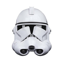 Load image into Gallery viewer, Star Wars The Black Series Phase II Clone Trooper Premium Electronic Helmet, The Clone Wars Roleplay Collectible, Kids Ages 14 and Up
