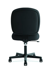 HON ValuTask Low Back Task Chair - Mesh Computer Chair for Office Desk, Black (HVL210)