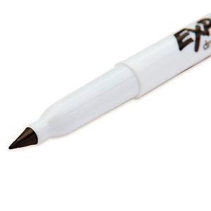 EXPO 1871774 Low-Odor Dry Erase Markers, Ultra Fine Tip, Black, 4 Count (Pack of 1)