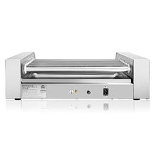 Load image into Gallery viewer, Olde Midway Electric 18 Hot Dog 7 Roller Grill Cooker Machine 900-Watt - Commercial Grade
