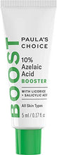 Load image into Gallery viewer, Paula's Choice BOOST 10% Azelaic Acid Booster Cream Gel, Licorice Extract &amp; Salicylic Acid, Oil-Free Skin Brightening Serum, 0.17 Ounce - Travel Size
